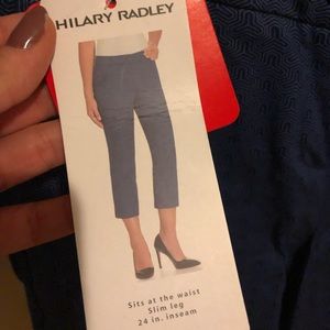 Brand New Hilary Radley Slim Leg Blue Capri